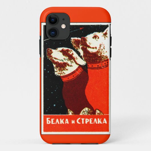 Pupniks Belka及びStrelkaのソビエト宇宙はiphone5の後をつけます Case-Mate iPhoneケース (裏面)