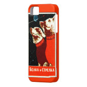 Pupniks Belka及びStrelkaのソビエト宇宙はiphone5の後をつけます Case-Mate iPhoneケース (裏面左)