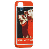 Pupniks Belka及びStrelkaのソビエト宇宙はiphone5の後をつけます Case-Mate iPhoneケース (裏面/右)