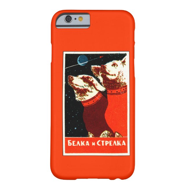 Pupniks Belka及びStrelkaのソビエト宇宙はiPhone 6の後をつけます Case-Mate iPhoneケース (裏面)