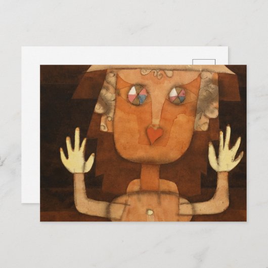 Puppet by Paul Klee ポストカード (正面/裏面)
