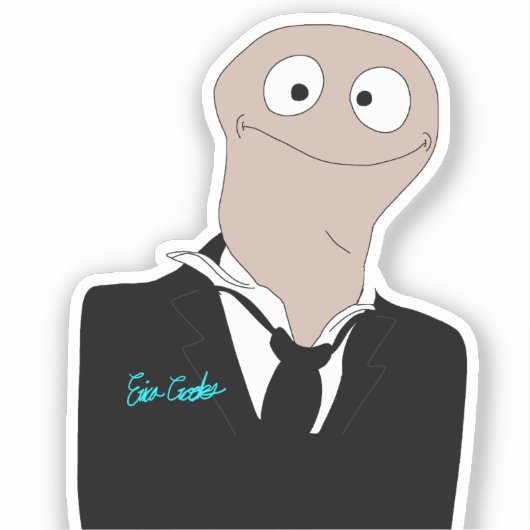 Puppet looking at you シール (正面)