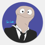 Puppet looking at you ラウンドシール (正面)