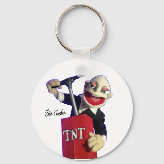 Puppet punk with TNT plunger キーホルダー (正面)