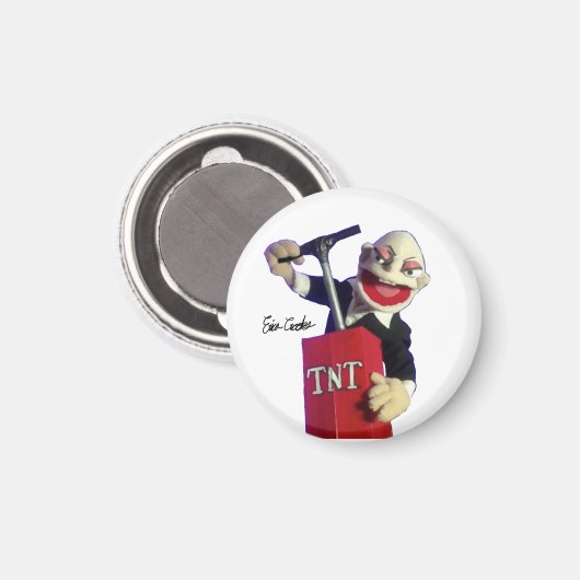 Puppet punk with TNT plunger マグネット (正面/裏面)