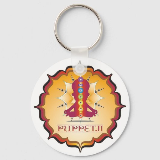 Puppetji鍵ロケータ キーホルダー (正面)