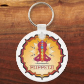 Puppetji鍵ロケータ キーホルダー (正面)