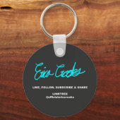 Puppets in the dark ( Erica Crooks puppet art ) キーホルダー (裏面)