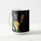 Puppets in the dark ( Erica Crooks puppet art ) コーヒーマグカップ (正面左)