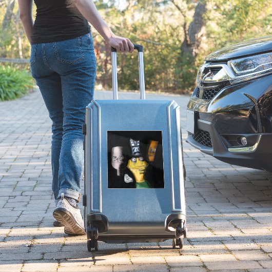 Puppets in the dark ( Erica Crooks puppet art ) シール (スーツケースインサイチュ)