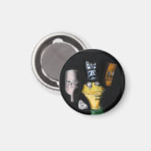 Puppets in the dark ( Erica Crooks puppet art ) マグネット (正面/裏面)