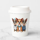 Puppies  紙コップ (正面)