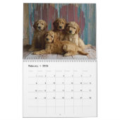 Puppies 2026 Calendar カレンダー (2月 2026)