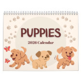 Puppies 2026 Calendar カレンダー (カバー)