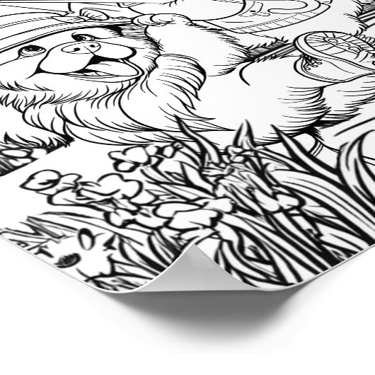 Puppies Dancing in the Rain ポスター (角)