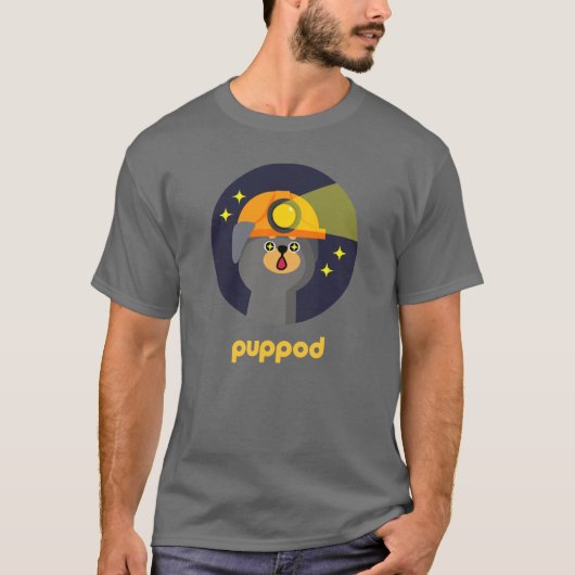 PupPod Lights Only Acceivementバッジ Tシャツ (正面)
