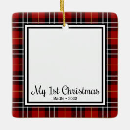 Puppyの第1回クリスマス2写真 セラミックオーナメント