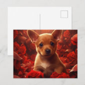 Puppy ポストカード (正面/裏面)