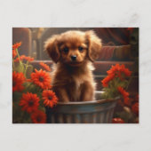 Puppy ポストカード (正面)