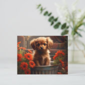Puppy ポストカード (スタンド正面)