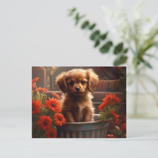 Puppy ポストカード (スタンド正面)