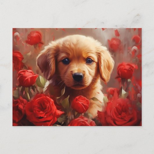 Puppy ポストカード (正面)