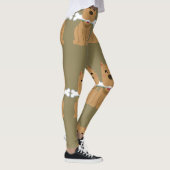 Puppy and Bone Pattern レギンス (右)