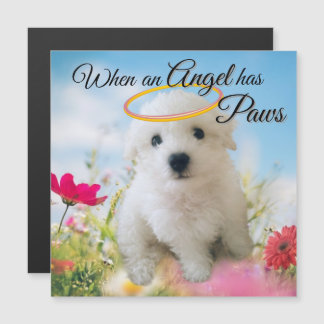 Puppy Angel Magnetic Card