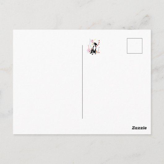 Puppy announcement ポストカード (裏面)