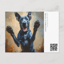 Puppy announcement ポストカード