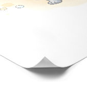 Puppy Bath Time Fun Kids Bathroom Wall Art ポスター (角)