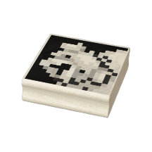 Puppy begging pixelart, stempel, Pixel Art 