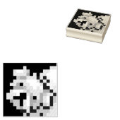 Puppy begging pixelart, stempel, Pixel Art  ラバースタンプ (押印)