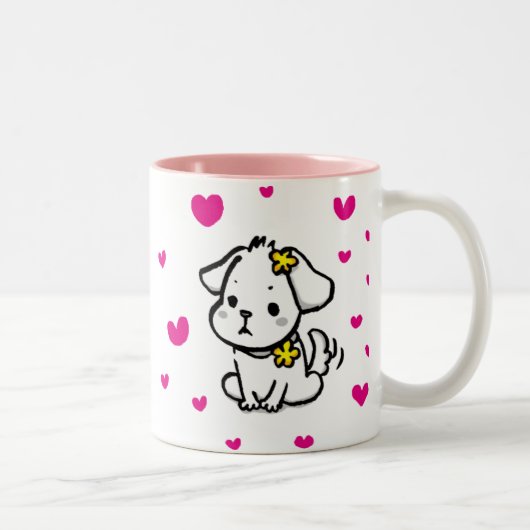 puppy cup ツートーンマグカップ (右)