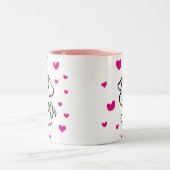 puppy cup ツートーンマグカップ (中央)