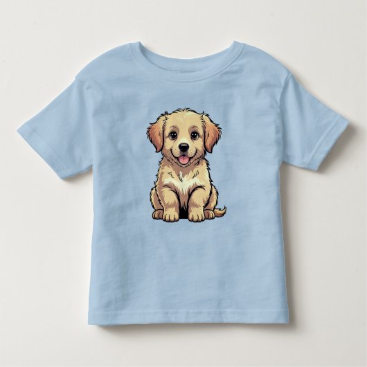 Puppy dog  トドラーTシャツ (正面)