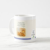 Puppy Dreams Happiness Mug by Tina Tran  コーヒーマグカップ (正面左)