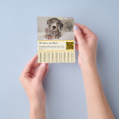 puppy for sale flyer templates チラシ (手)