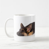 puppy german sheperd コーヒーマグカップ (左)