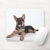 puppy German shepherd マウスパッド (マウス)