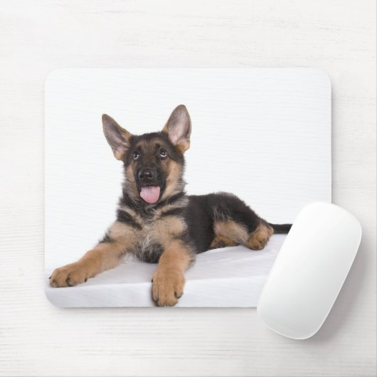 puppy German shepherd マウスパッド (マウス)