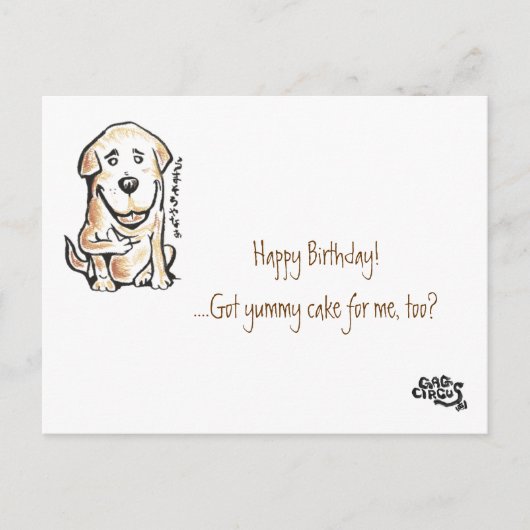 Puppy Gontaポストカード – By Gag-Circus, Osaka Japan ポストカード (正面)