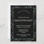 Puppy Graduation with Pet Photo Invitation  招待状 (裏面)