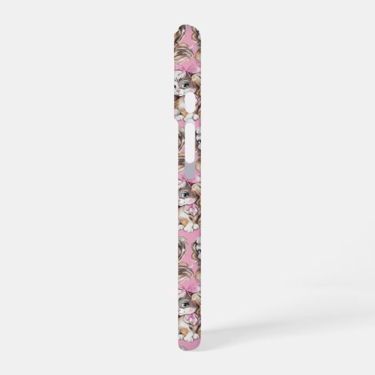 Puppy iPhone Case iPhone 16ケース (左側面)