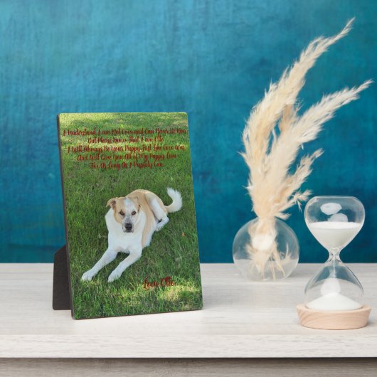 Puppy Love フォトプラーク (側面)