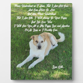 Puppy Love フォトプラーク