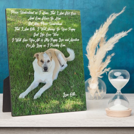 Puppy Love フォトプラーク (側面)