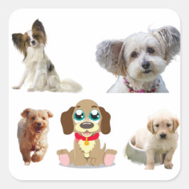 puppy love awesome dogs pack スクエアシール