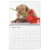 Puppy Love Calendar カレンダー (2月 2026)
