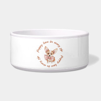 Puppy Love in Every Sip | Cute Dog Lover  ボウル